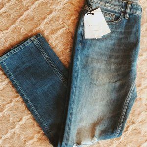 NWT || IRO - Light ripped denim